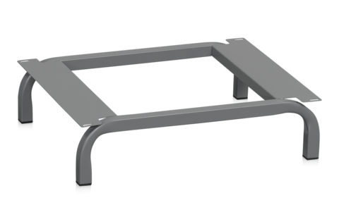 Klädskåpsstativ B=600 mm Mörkgrå