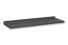 Plåthyllplan Perforerad 900x300 mm Grå
