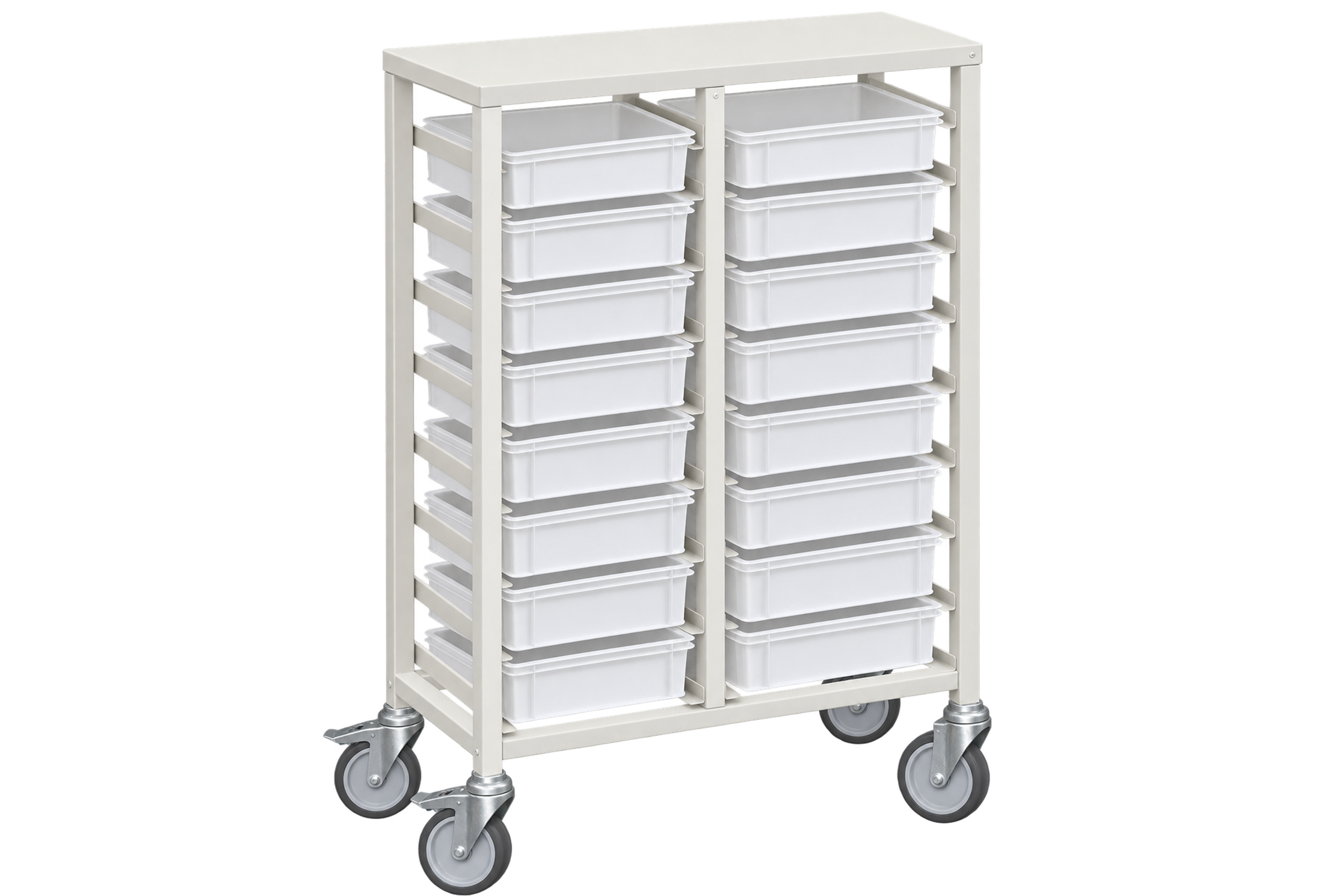 Brickvagn Vit 14 Back Vit
