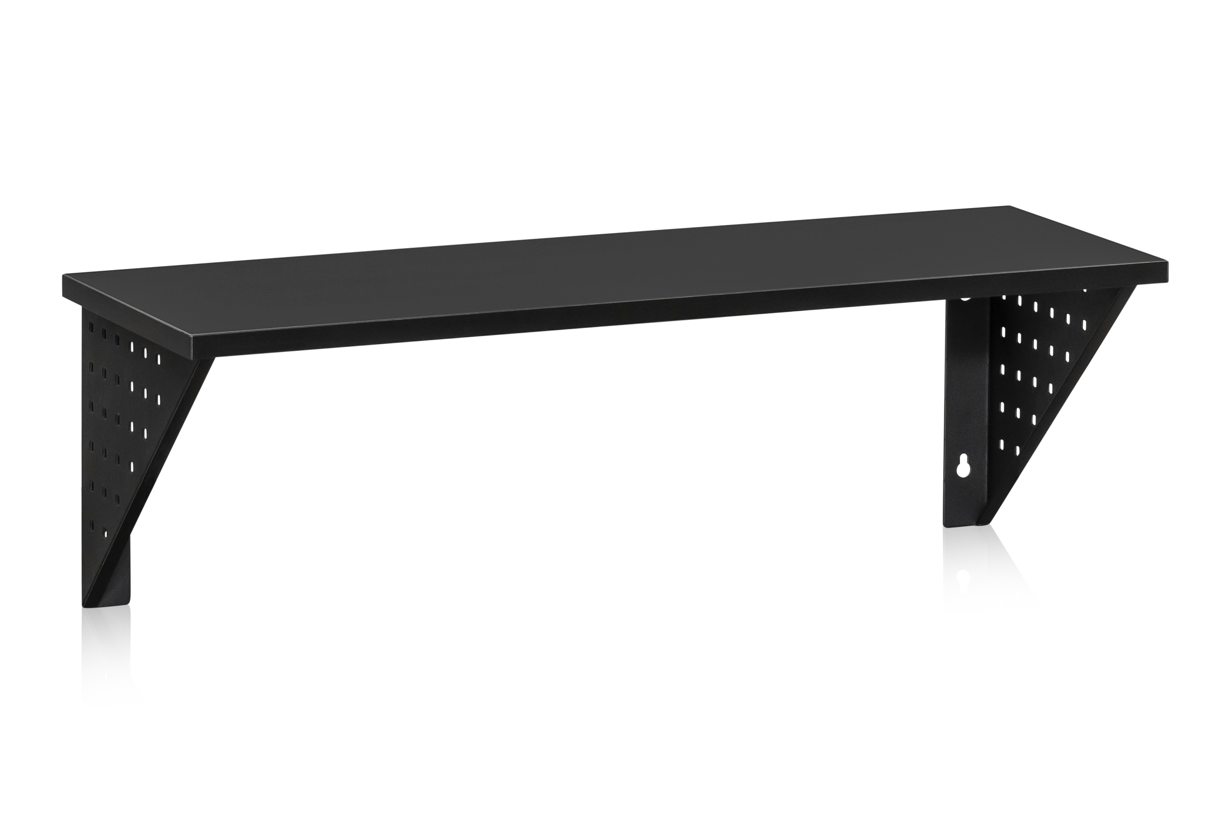 Sittbänk Vägghängd 1000 mm Svart