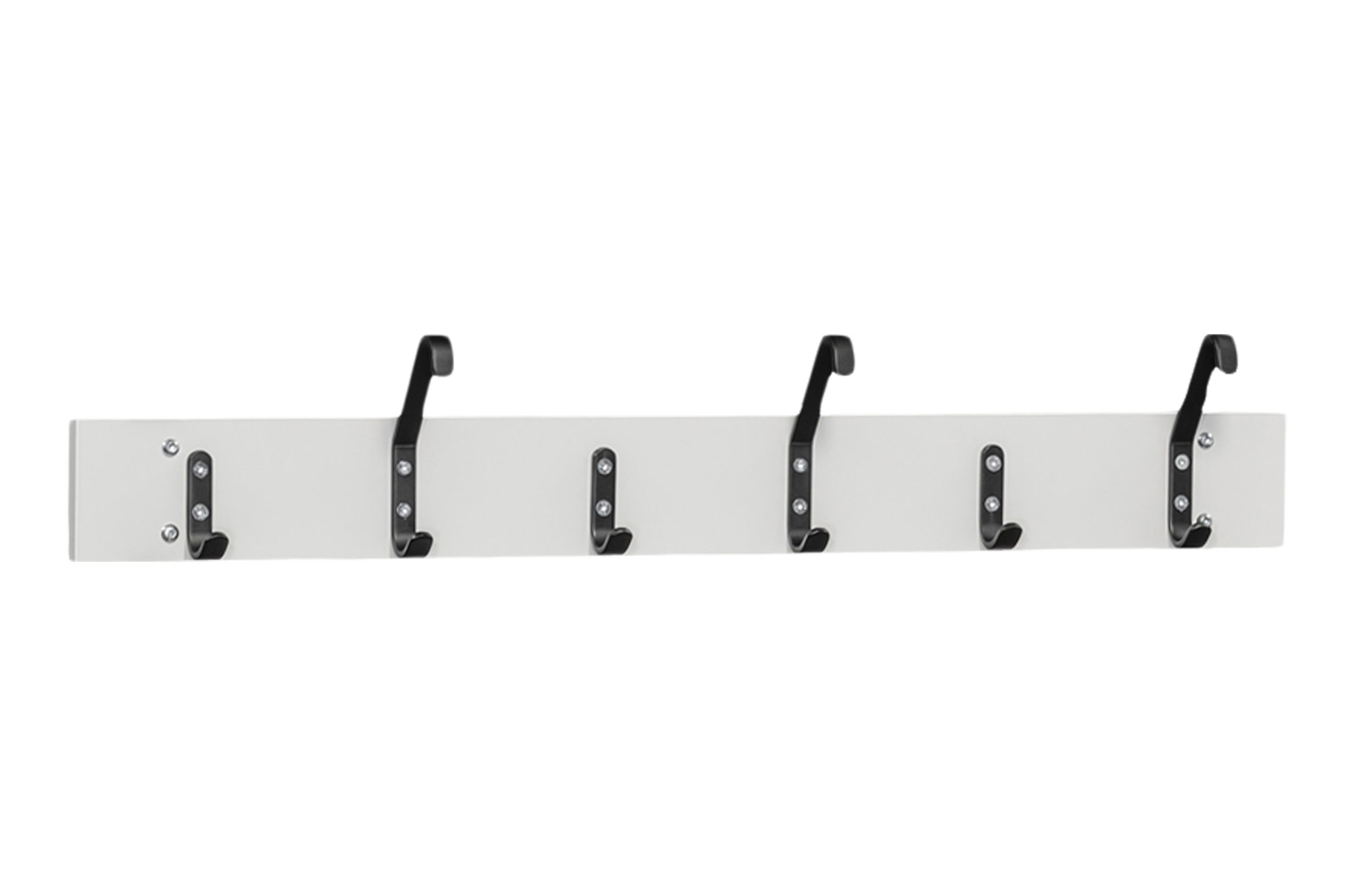 Kroklist inklusive 6 Krokar 1000 mm Ljusgrå