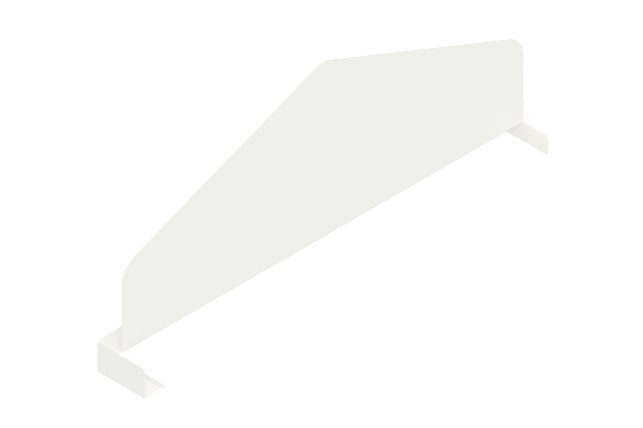 Avdelare Trähyllplan 400 mm Vit