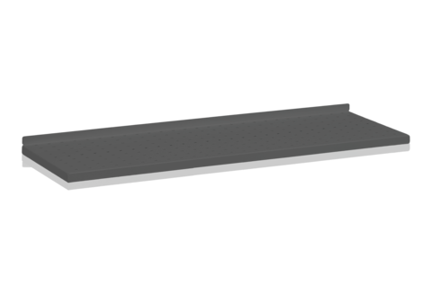 Plåthyllplan Perforerat 900x300 mm Grå