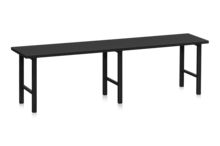 Sittbänk 1500 mm Svart