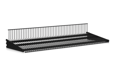 Trådhyllplan 900x400 mm Svart