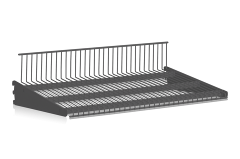 Trådhyllplan 600x400 mm Grå