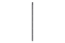 Väggskena 1000 mm Dubbelperforerad Grå
