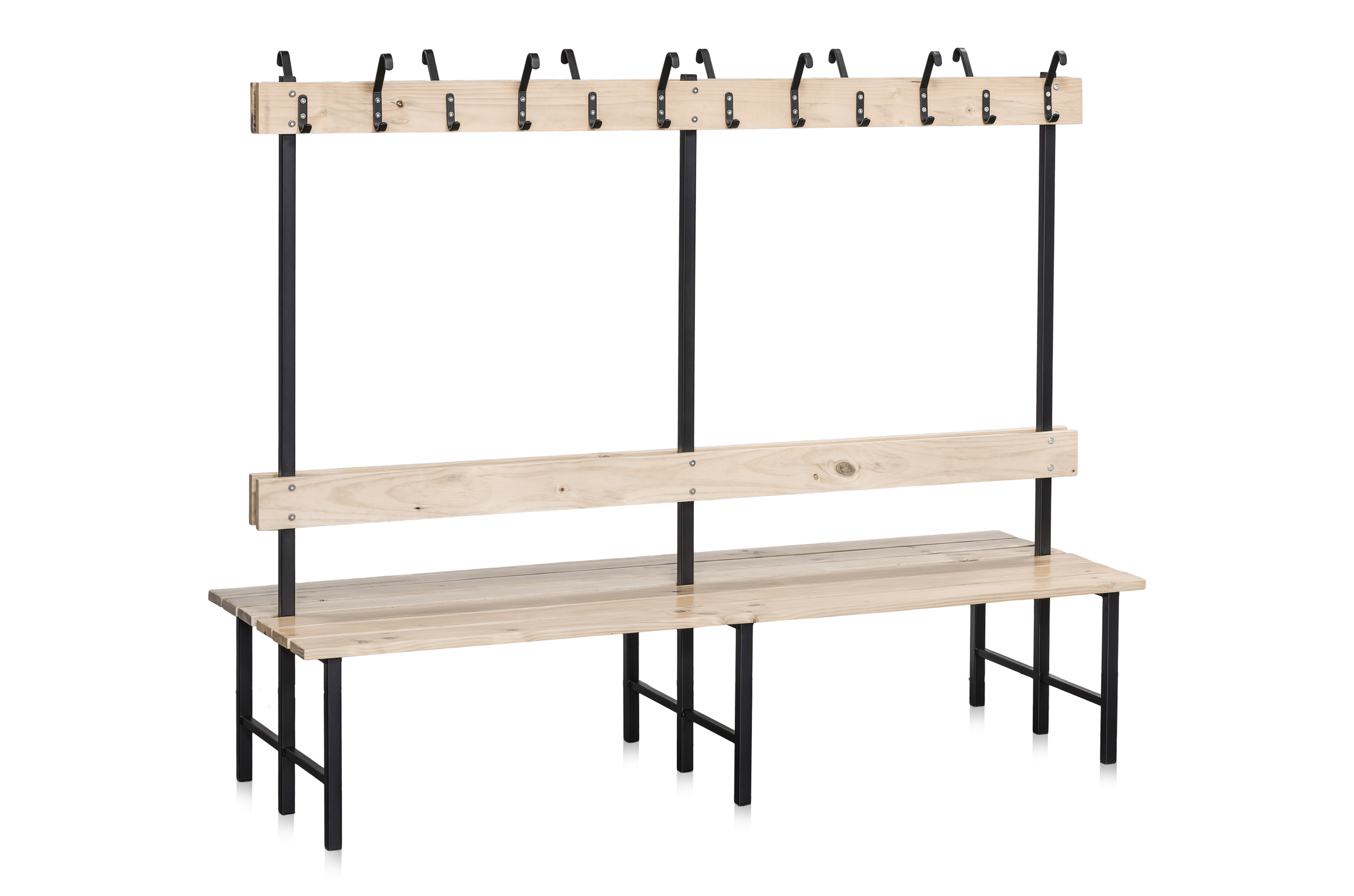 Sittbänk Dubbelsektion 2000 mm Furu