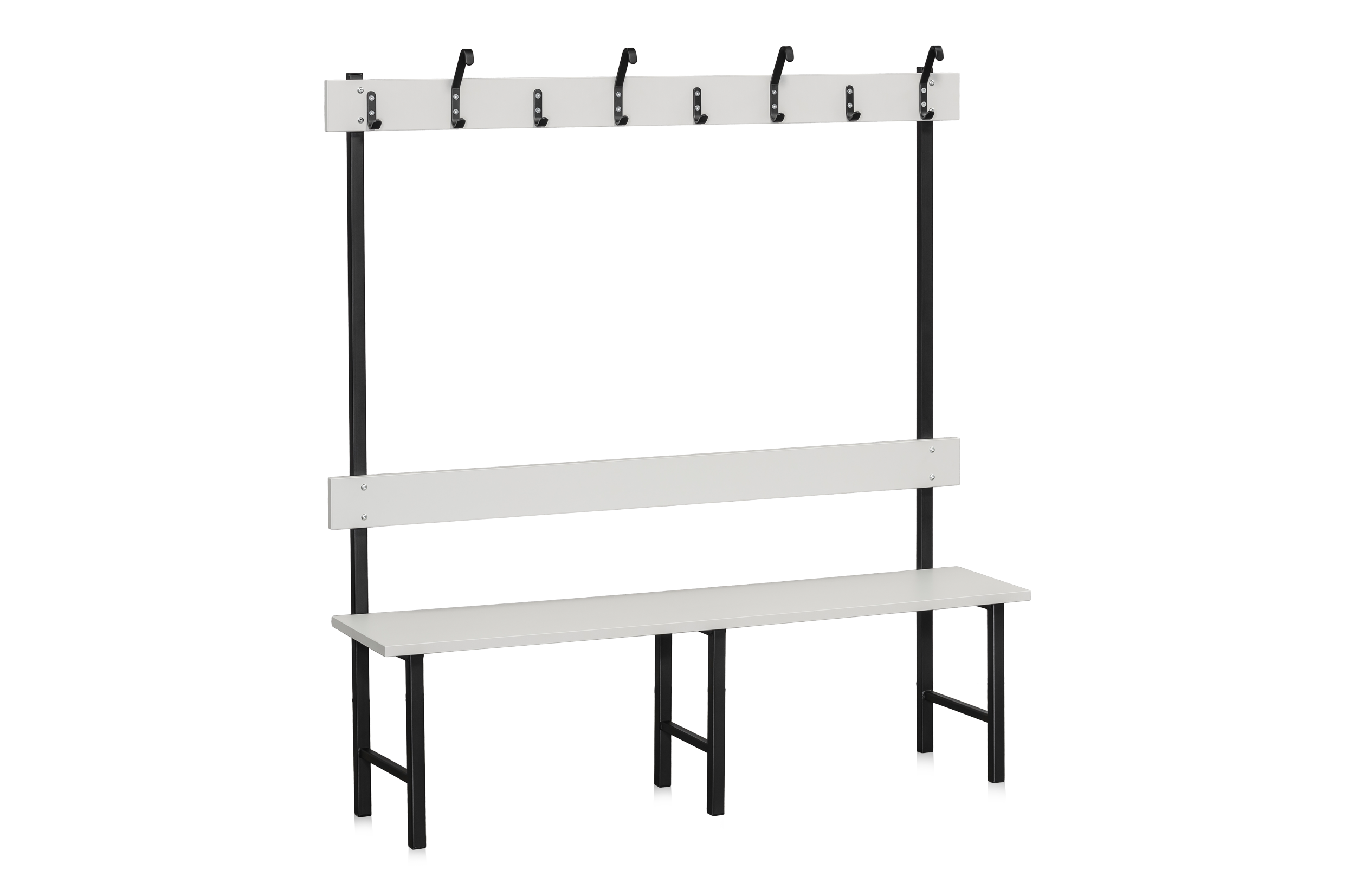 Sittbänk Enkelsektion 1500 mm Ljusgrå