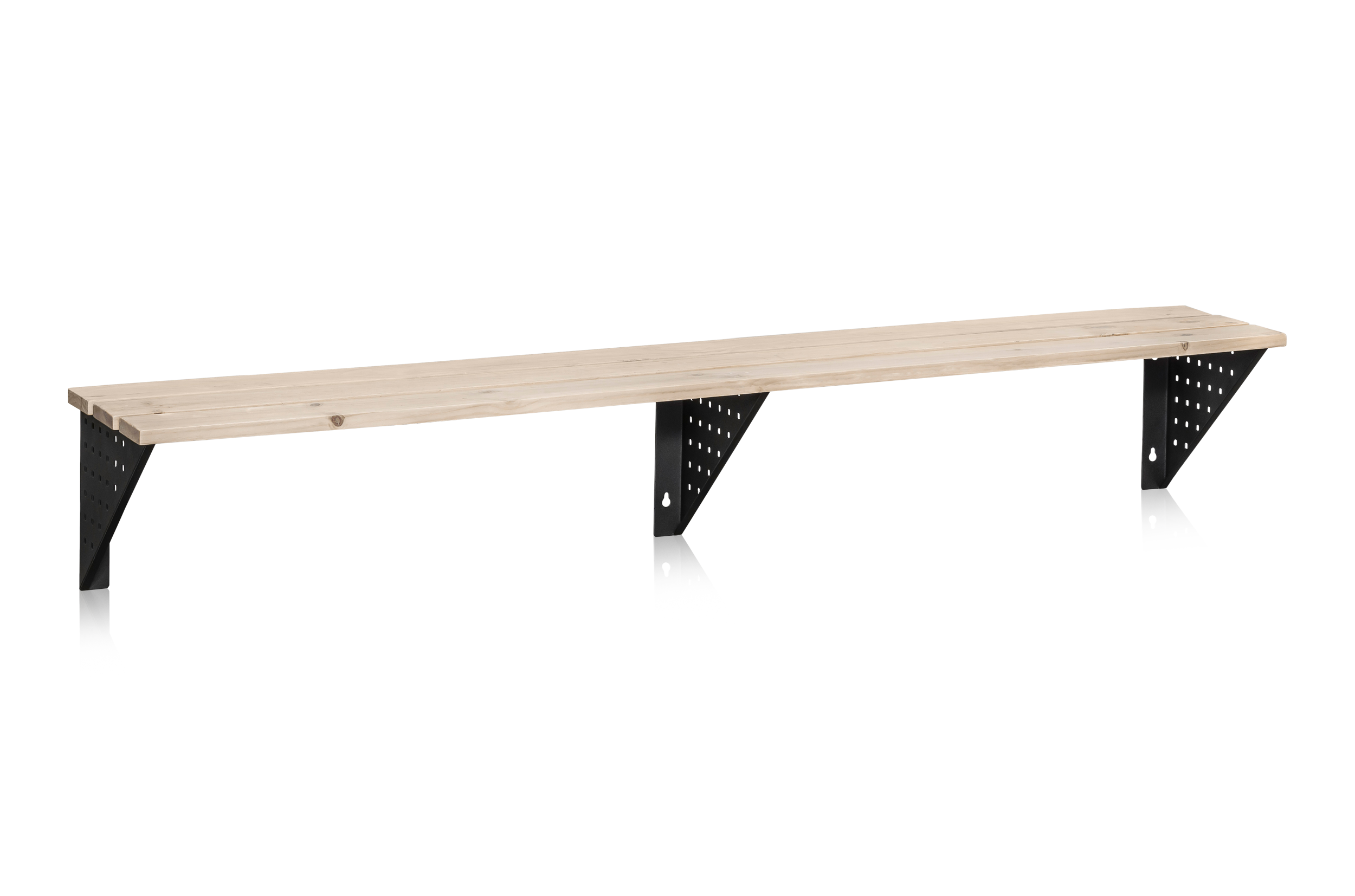 Sittbänk Vägghängd 2000 mm Furu