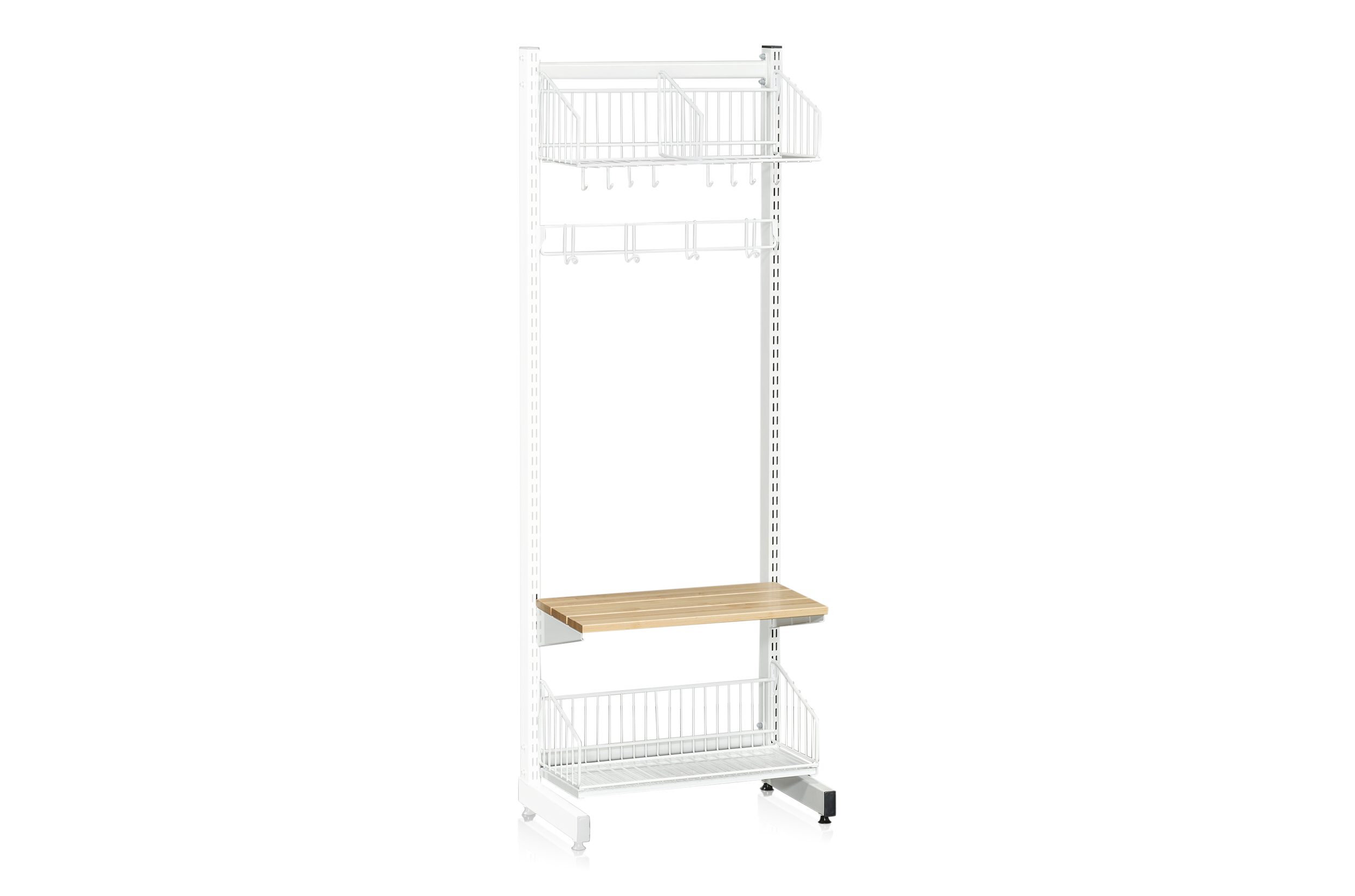 L-Stativ Tilläggssektion 600 mm Komplett 3 Vit