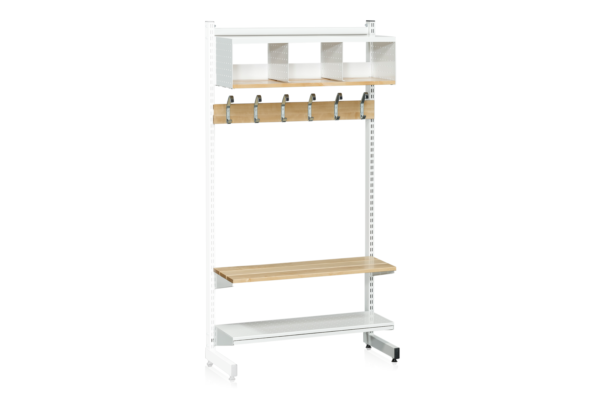 L-Stativ Tilläggssektion 900 mm Komplett 4 Vit