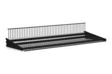 Trådhyllplan 900x400 mm Svart