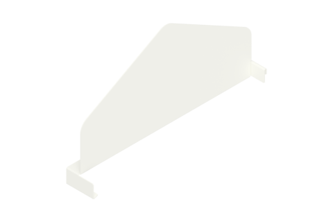 Avdelare Plåthylla 300 mm Vit
