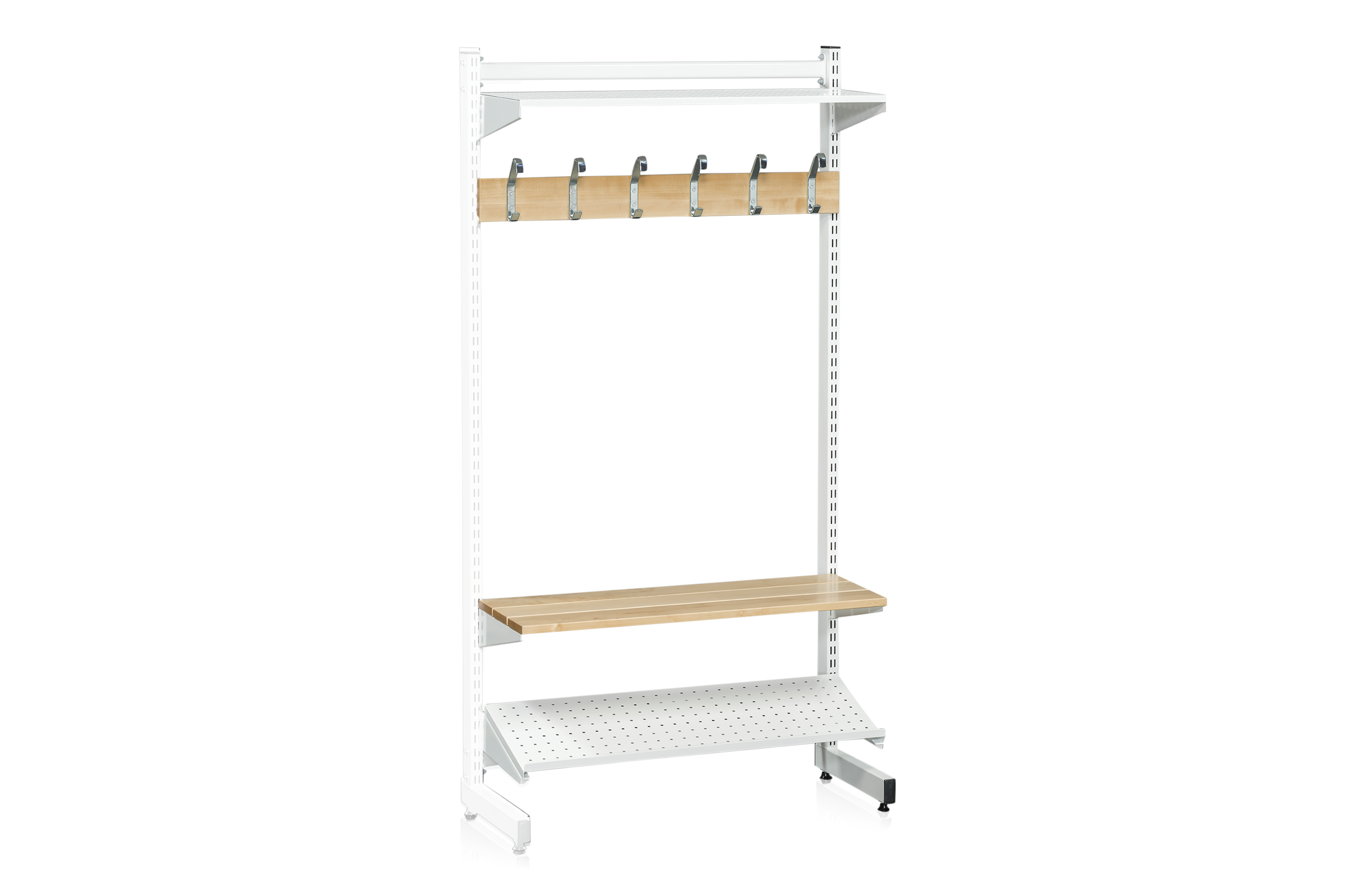 L-Stativ Tilläggssektion 900 mm Komplett 6 Vit