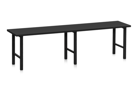 Sittbänk 1500 mm Svart