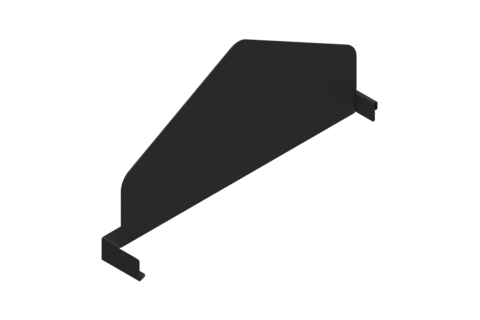 Avdelare Plåthylla 300 mm Svart
