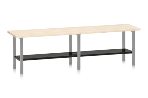 Skohylla 1500 mm Svart