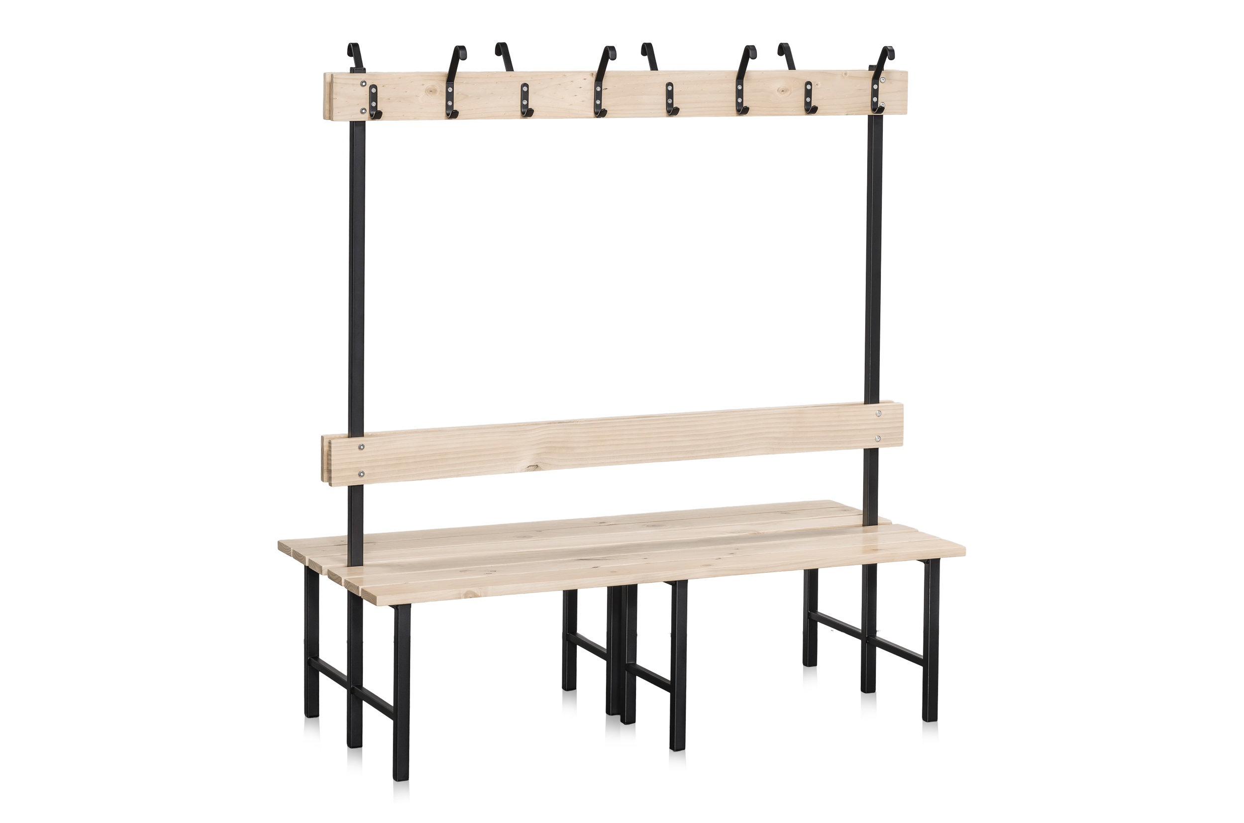 Sittbänk Dubbelsektion 1500 mm Furu