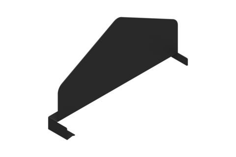 Avdelare Trähyllplan 300 mm Svart