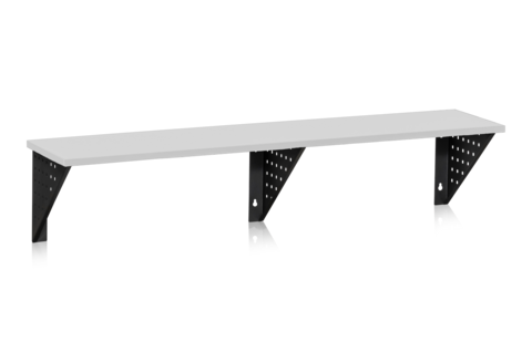 Sittbänk Vägghängd 1500 mm Ljusgrå