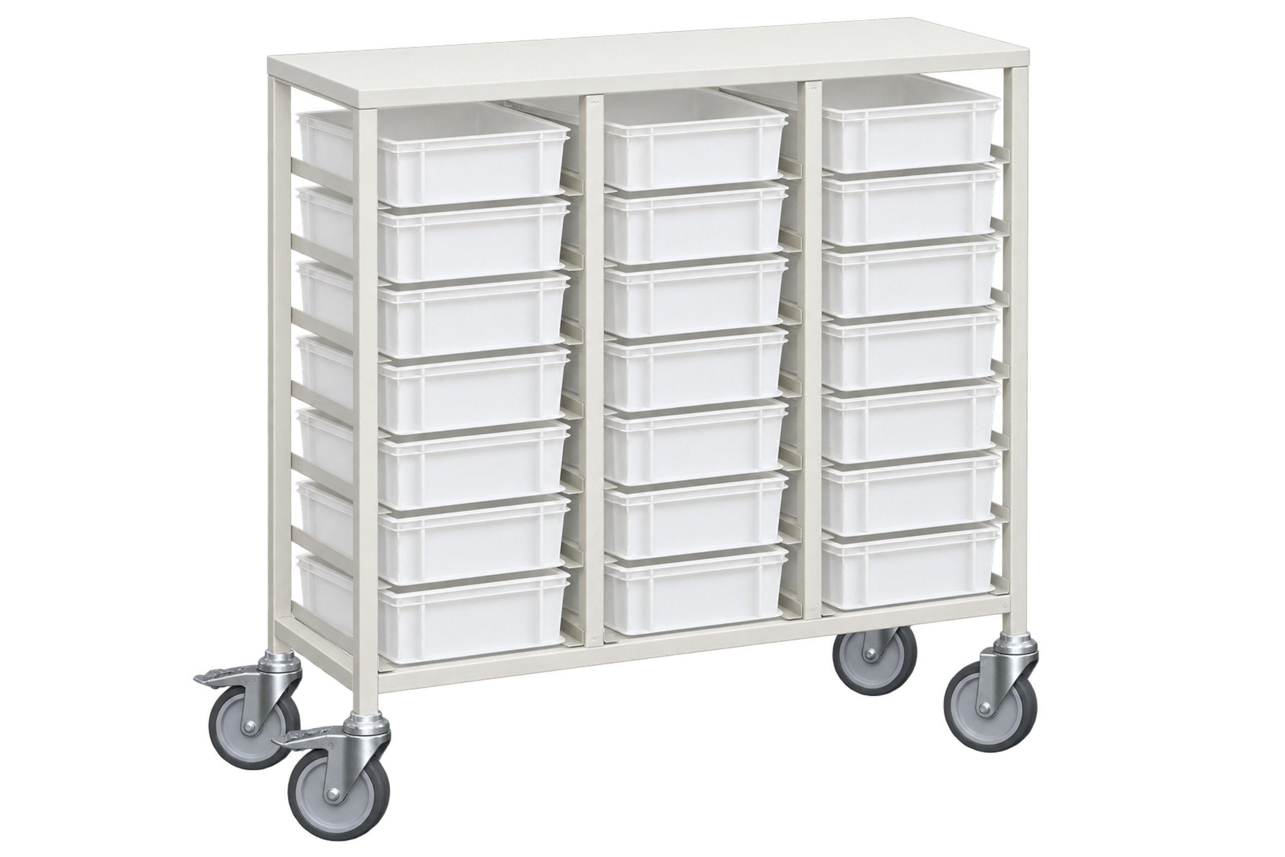Brickvagn Vit 21 Backar Vit