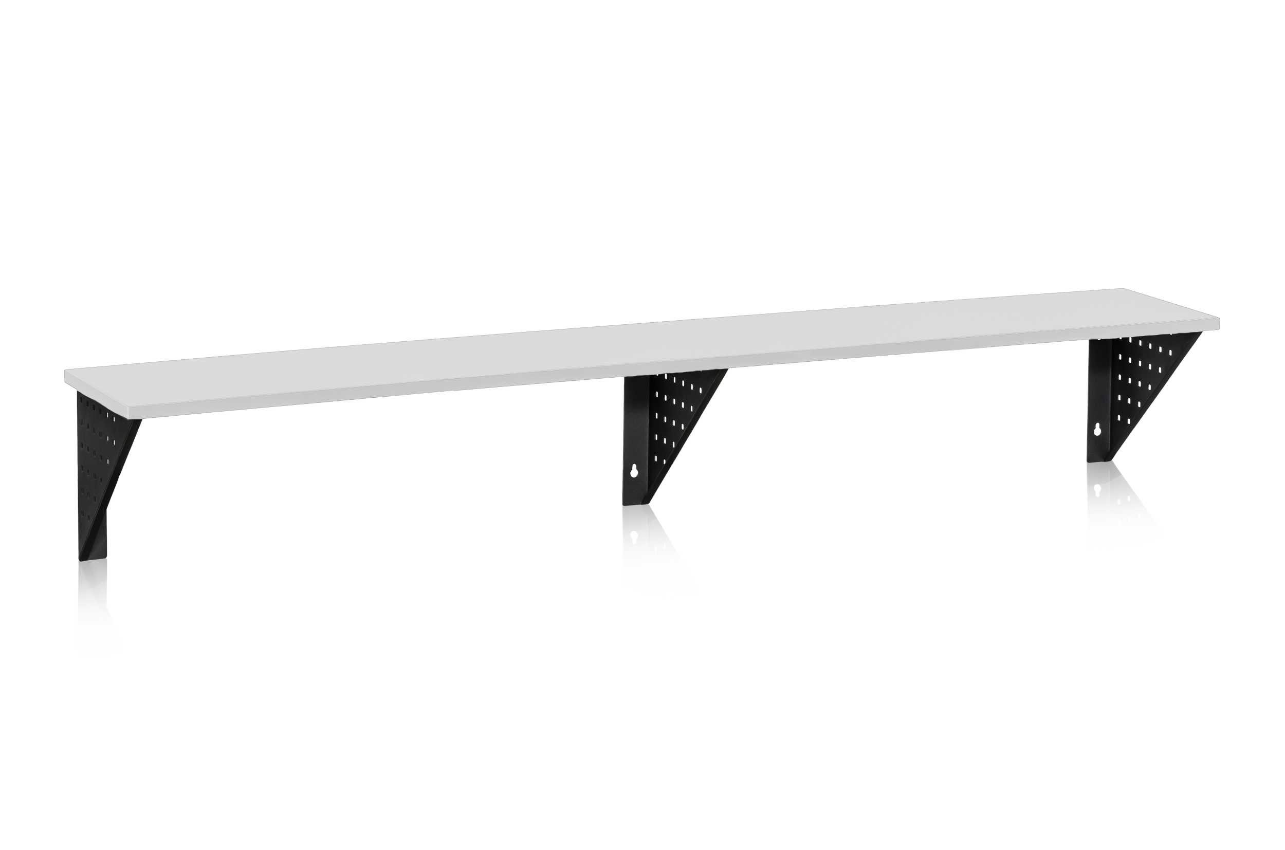 Sittbänk Vägghängd 2000 mm Ljusgrå