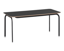 Konferensbord Straw 1600x800 Svart laminat