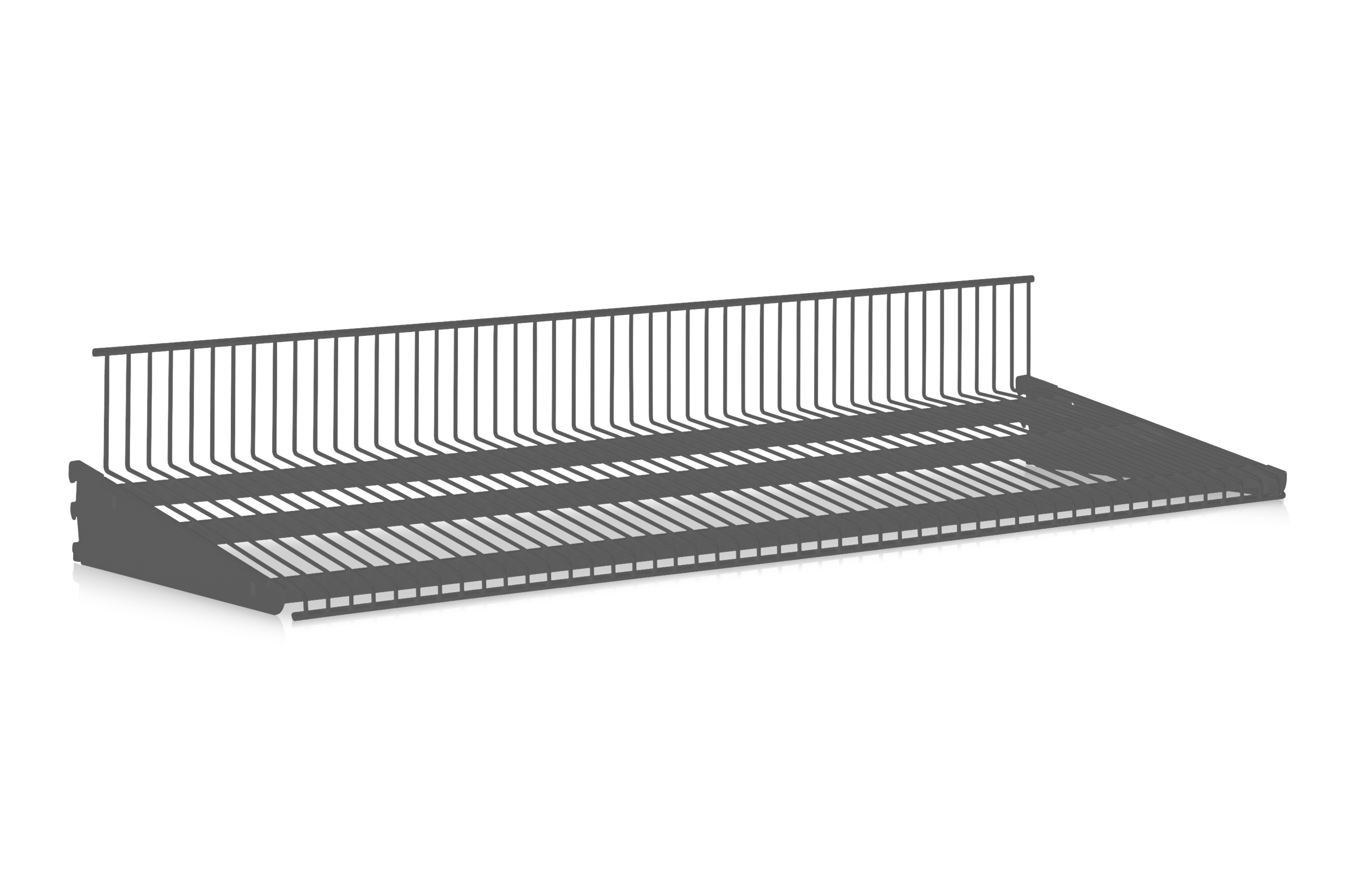 Trådhyllplan 900x400 mm Grå