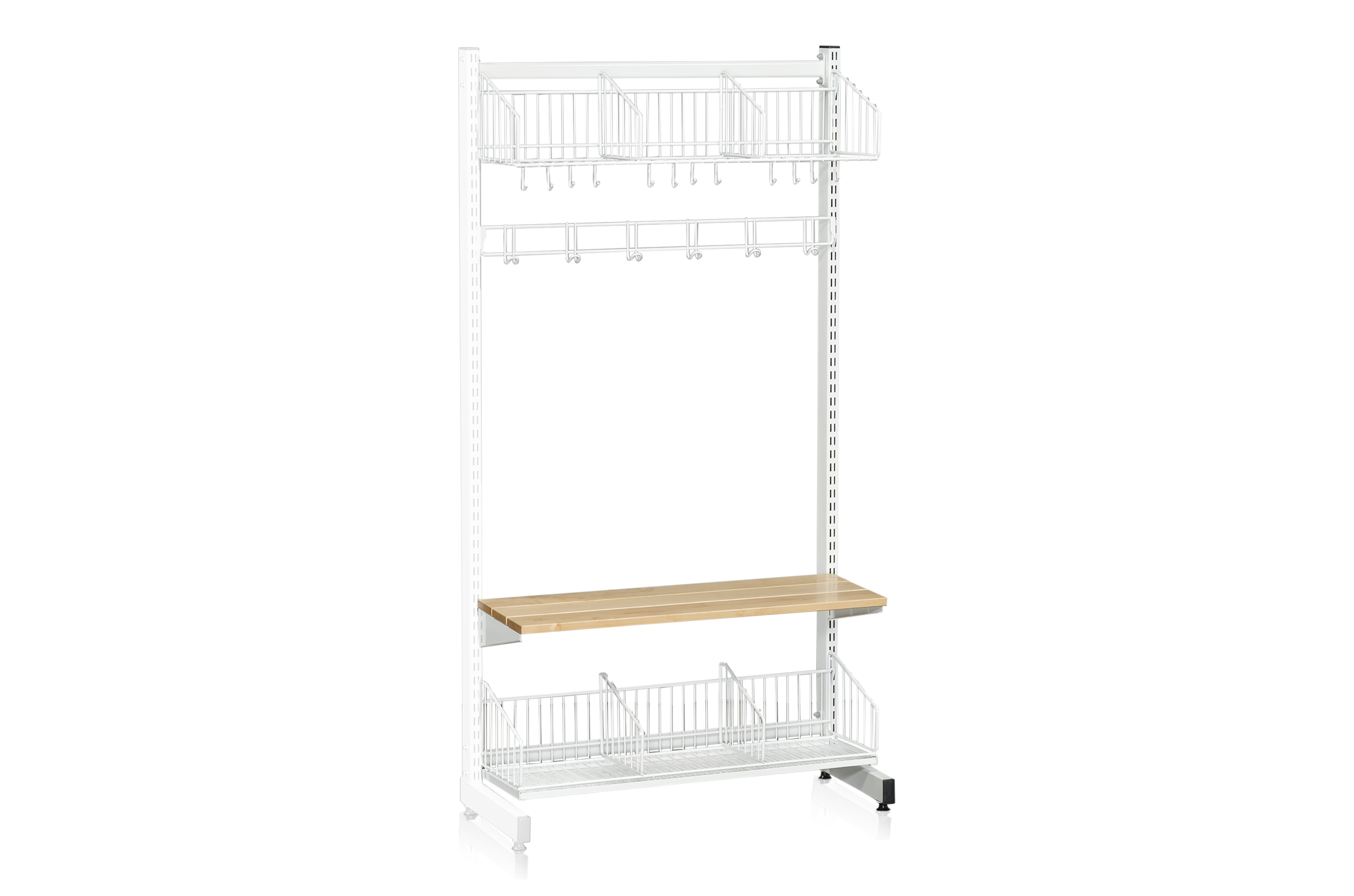 L-Stativ Tilläggssektion 900 mm Komplett 3 Vit