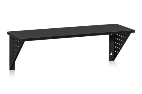 Sittbänk Vägghängd 1000 mm Svart