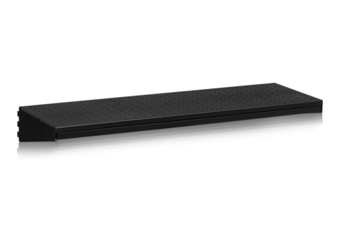 Skohylla inklusive Dropplåt 900 mm Svart