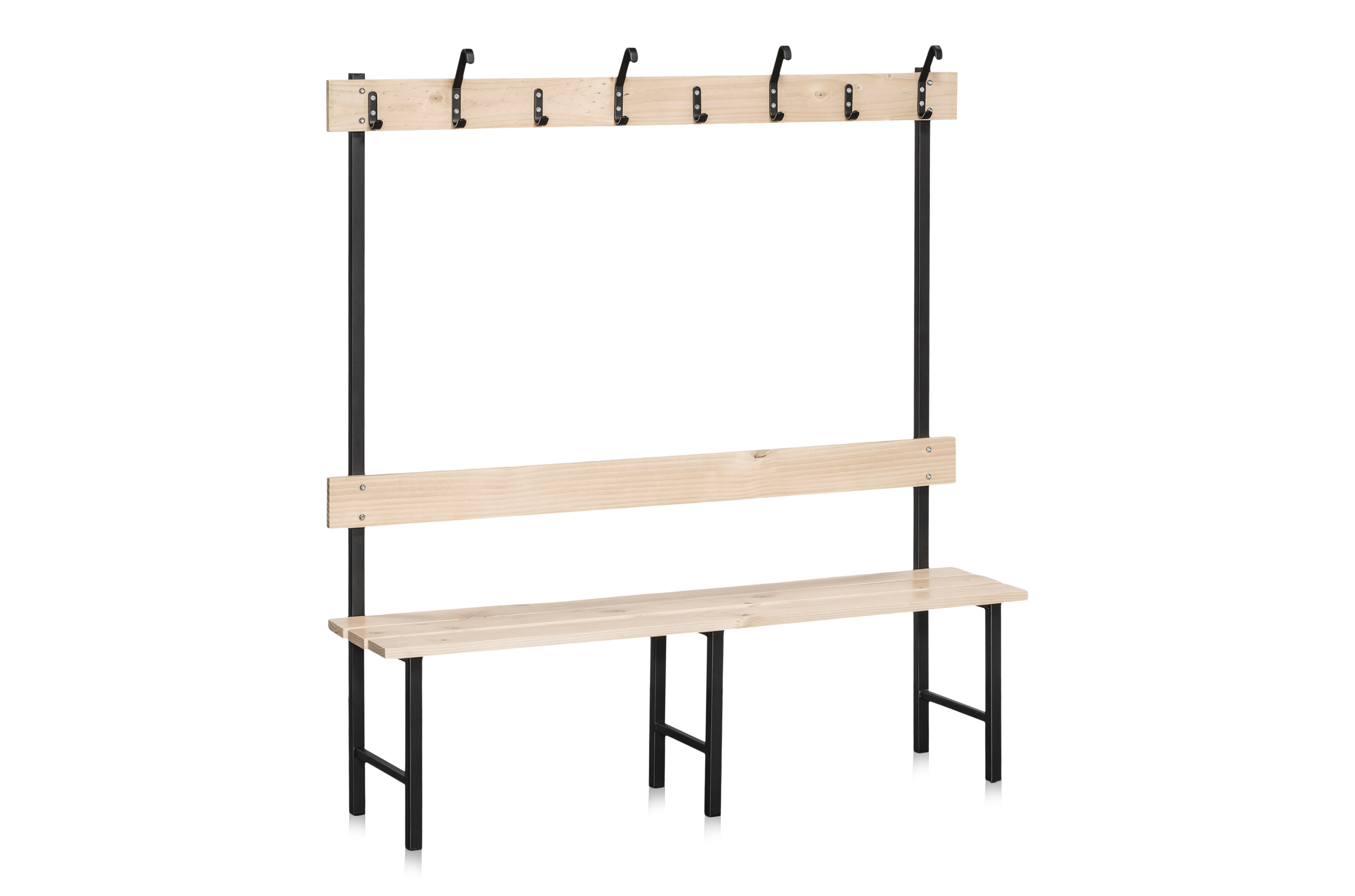 Sittbänk Enkelsektion 1500 mm Furu